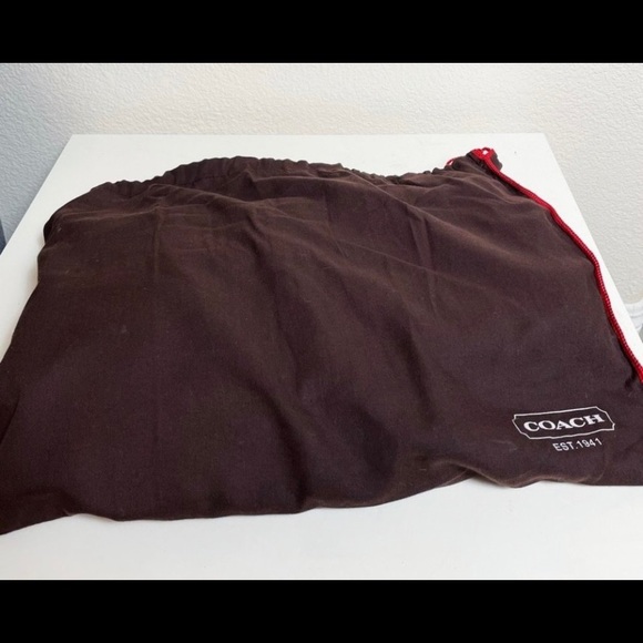 Coach cream leather and canvas bag. Like new condition. - Picture 5 of 8